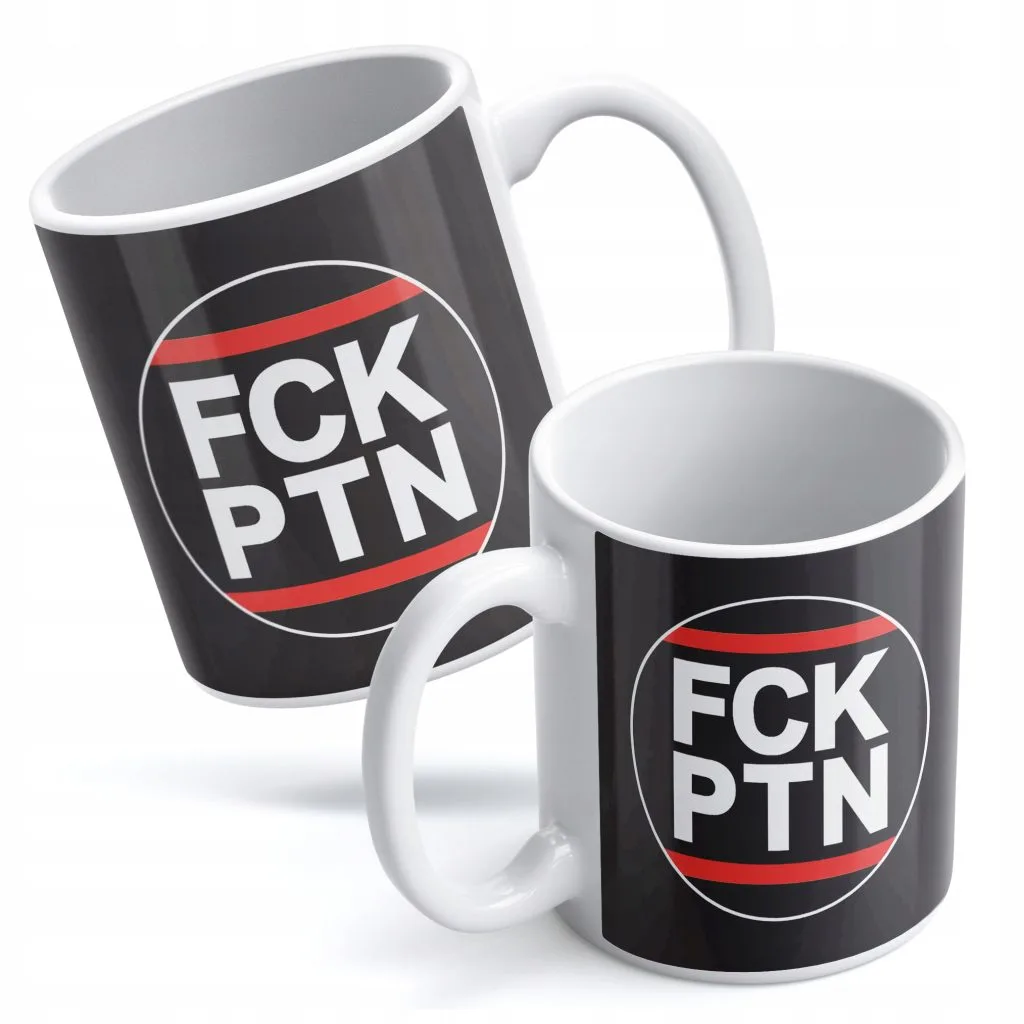 Kubek Fuck Putin FCK PTN czarny