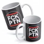 Kubek Fuck Putin FCK PTN czarny