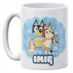 Kubek ceramiczny Bluey Personalizowany z Imieniem Prezent Dla Dziecka