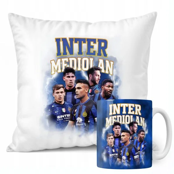 Zestaw Kubek + Poduszka Inter Mediolan Martínez Barella Thuram