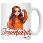 Kubek ceramiczny Jesienny Jesień Jesieniara Prezent Upominek