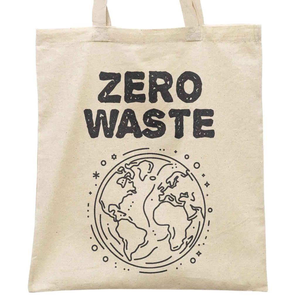 Torba bawełniana materiałowa na zakupy EKO Ekologia Ziemia ZERO WASTE