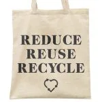 Torba bawełniana materiałowa na zakupy EKO Ekologia Recykling Środowisko