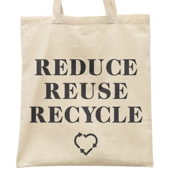 Torba bawełniana materiałowa na zakupy EKO Ekologia Recykling Środowisko