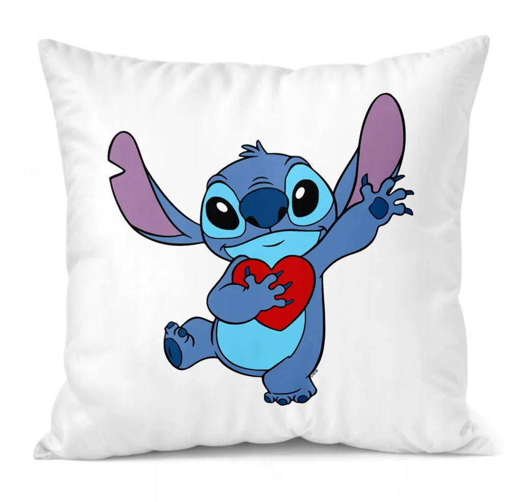Poduszka 38x38cm Stitch Lilo i Stich Bajka Dla Dzieci Prezent