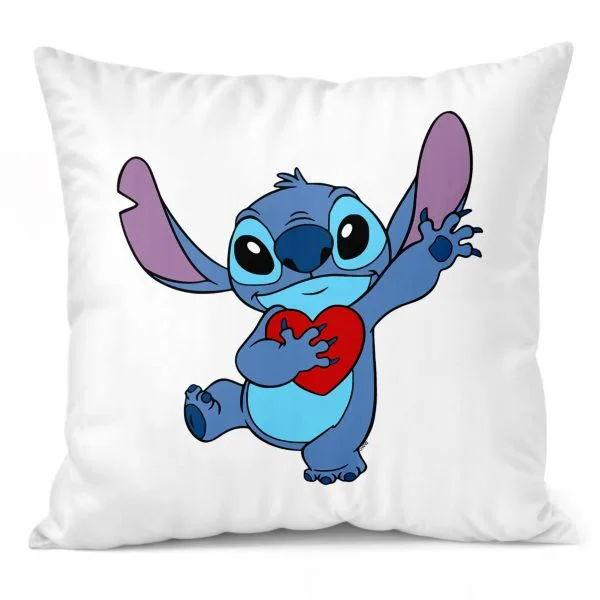 Poduszka 38x38cm Stitch Lilo i Stich Bajka Dla Dzieci Prezent