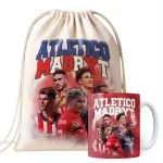 Zestaw Kubek + Plecak Atlético Madryt Griezmann Morata