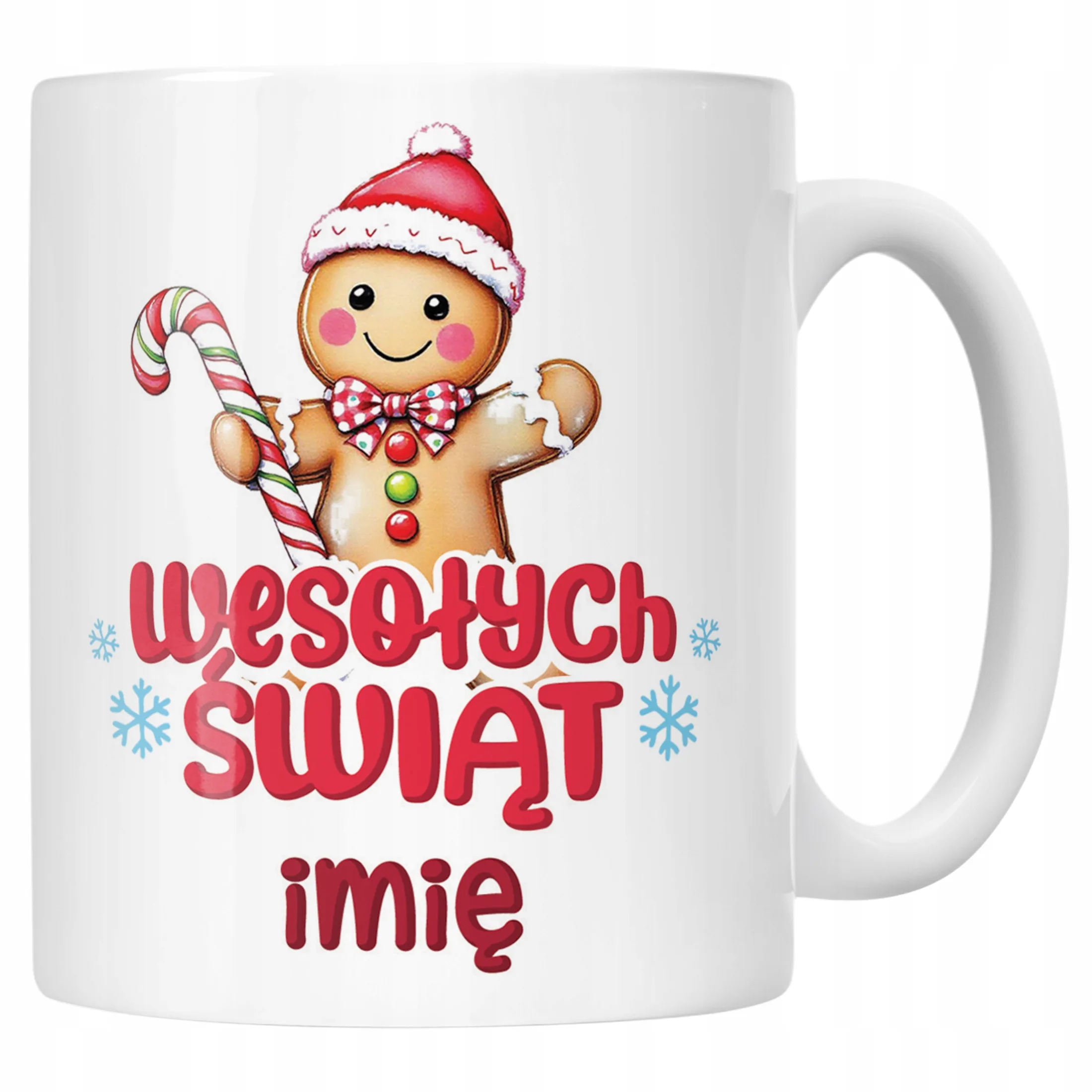 Kubek Ceramiczny Personalizowany Świąteczny Boże Narodzenie Prezent