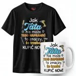 Zestaw Kubek + Koszulka Dzień Ojca Dla Taty Tata Majster Prezent