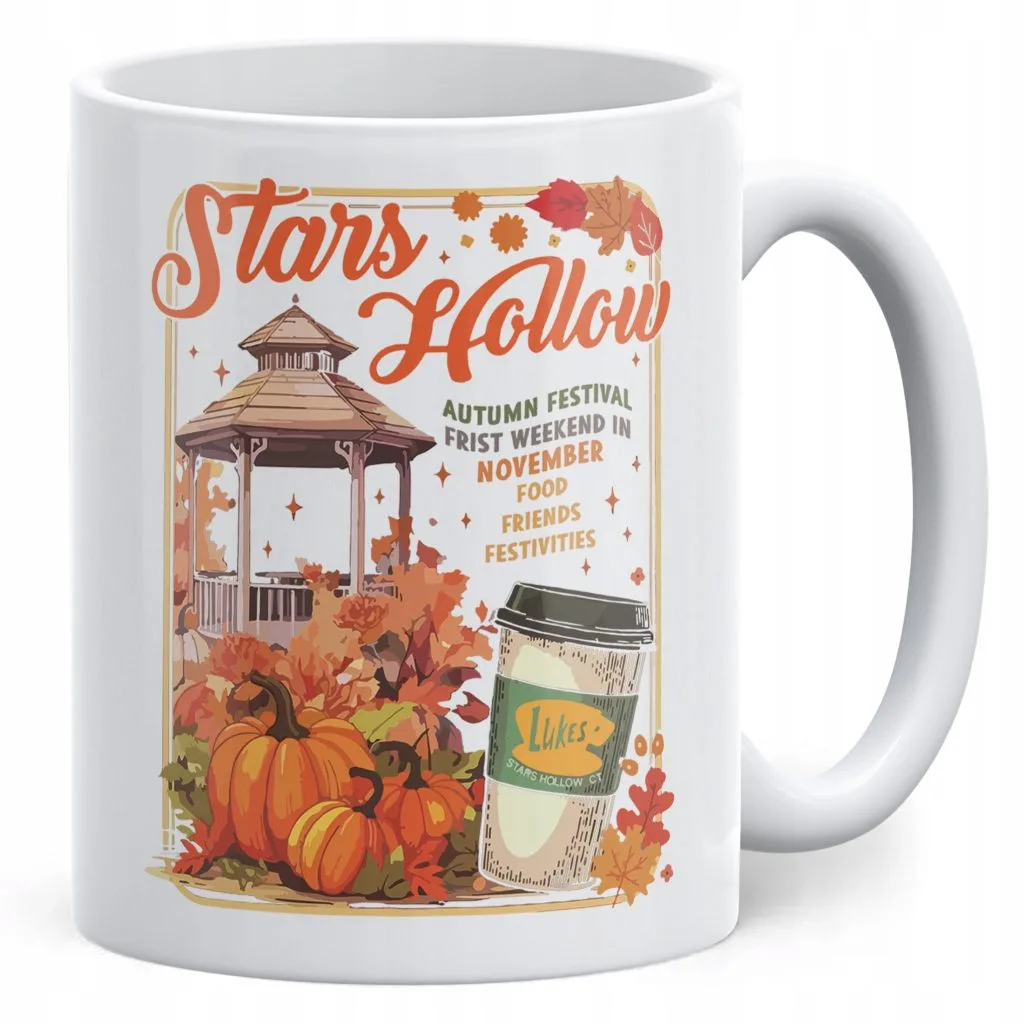 Kubek ceramiczny Gilmore Girls Dla Fanów Serialu Stars Hollow