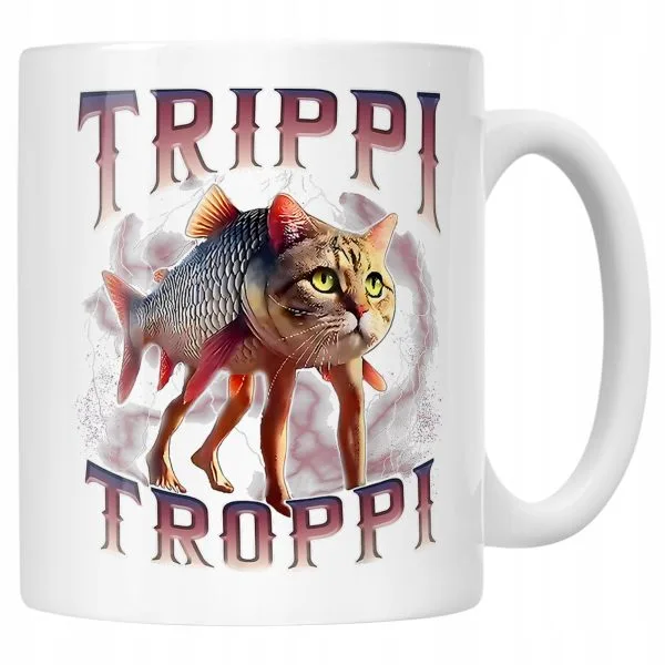 Kubek ceramiczny Trippi Troppi viral tiktok brainrot mem