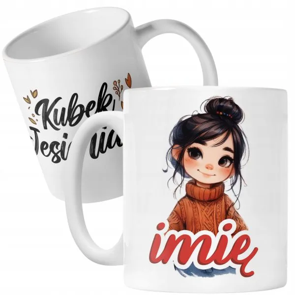 Kubek Personalizowany ceramiczny Jesienny Jesieniara Prezent Upominek