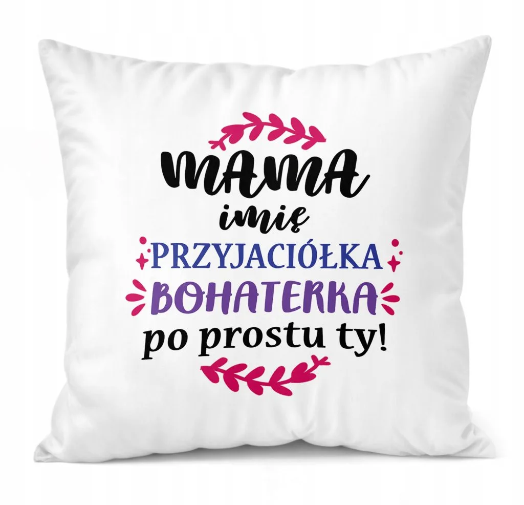 Poduszka 38x38cm Perosonalizowana Dzień Matki Dla Mamy Prezent Upominek
