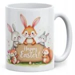 Kubek ceramiczny Wielkanocny Z okazji Świąt Wielkanocnych Happy Easter