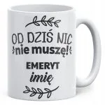 Kubek ceramiczny Personalizowany z okazji Emerytury Dla Emeryta Prezent
