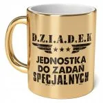Kubek ceramiczny Złoty 330 ml Dzień Dziadka Prezent Jednostka Specjalna
