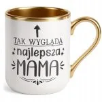 Kubek Premium Złoty Dzień Matki Dla Mamy Prezent Najlepsza Mama