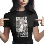 Koszulka damska czarna Taylor Swift The Eras Tour