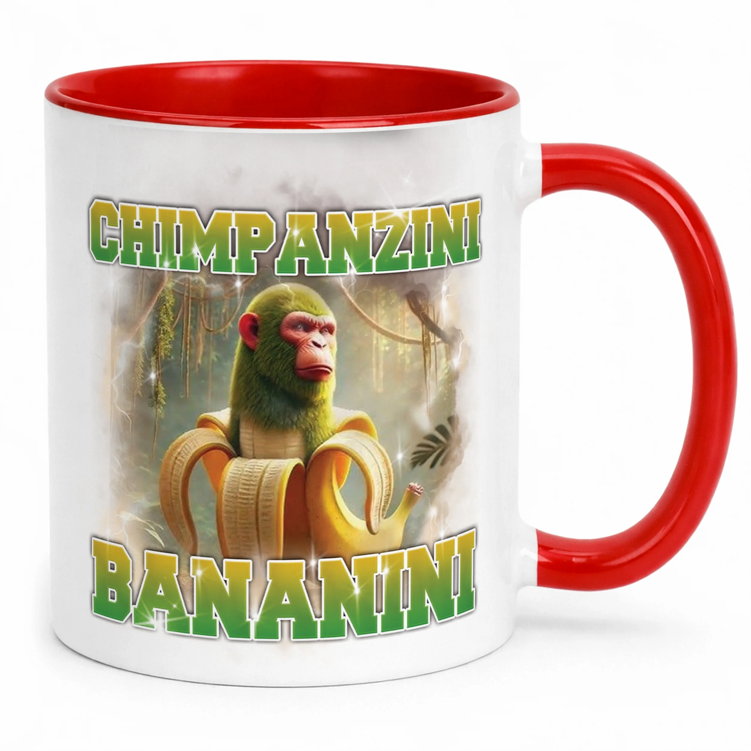 Kubek ceramiczny BRAINROT Chimpanzini Bananini Memy Zabawny TikTok Viral