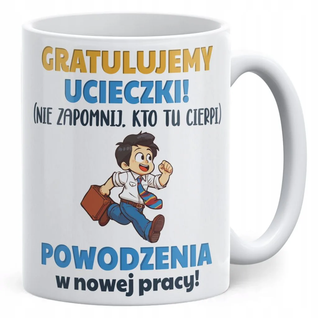 Kubek ceramiczny Pożeganie Odejście z Pracy Dla Kolegi Prezent