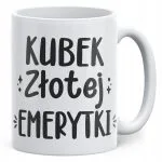 Kubek ceramiczny z okazji Emerytury Dla Emerytki Prezent Upominek