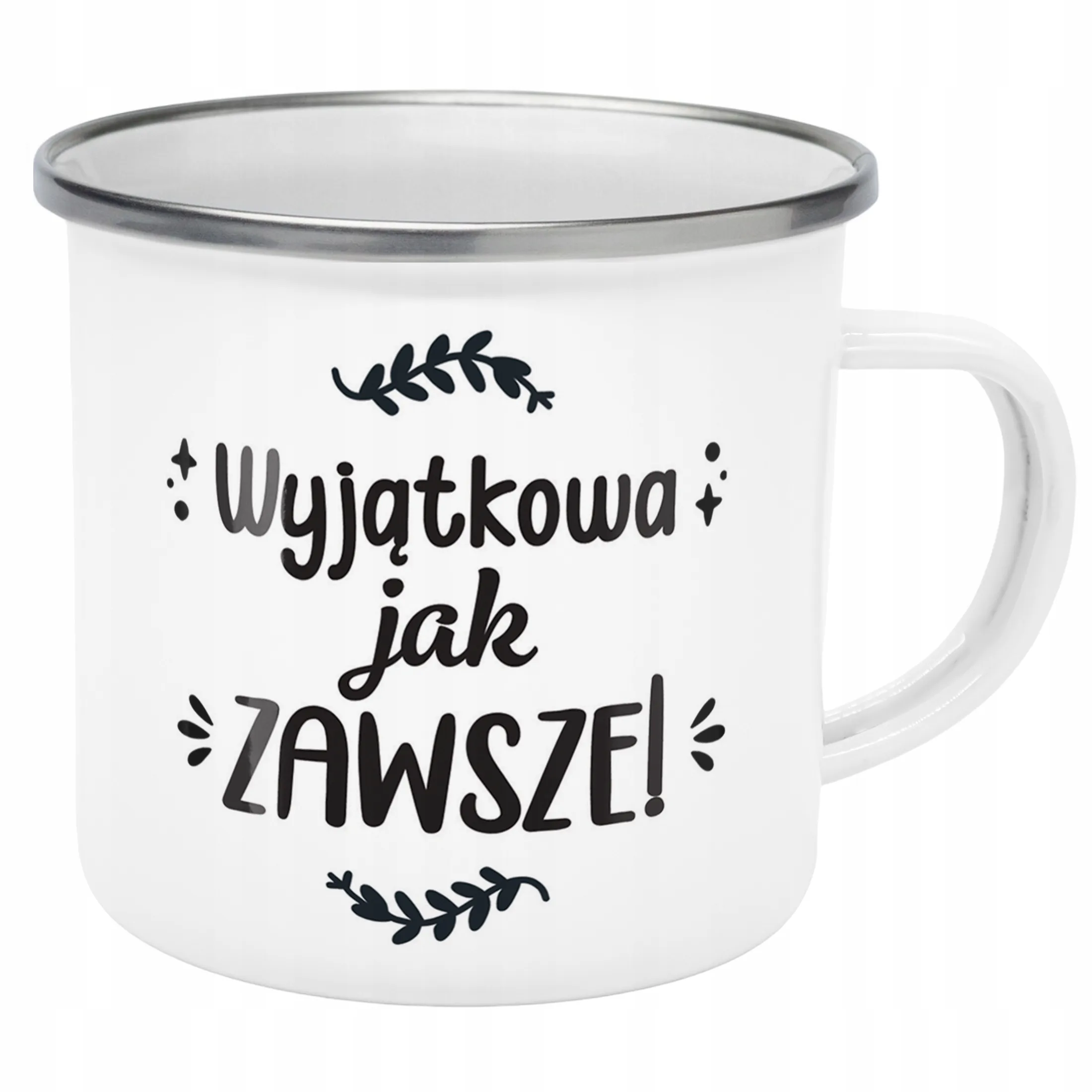 Emaliowany Kubek Garnuszek Dzień Kobiet Dla Kobiety Prezent Upominek