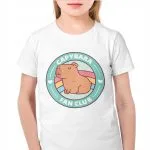 Koszulka biała dziecięca Kapibara Capybara Zwierzak