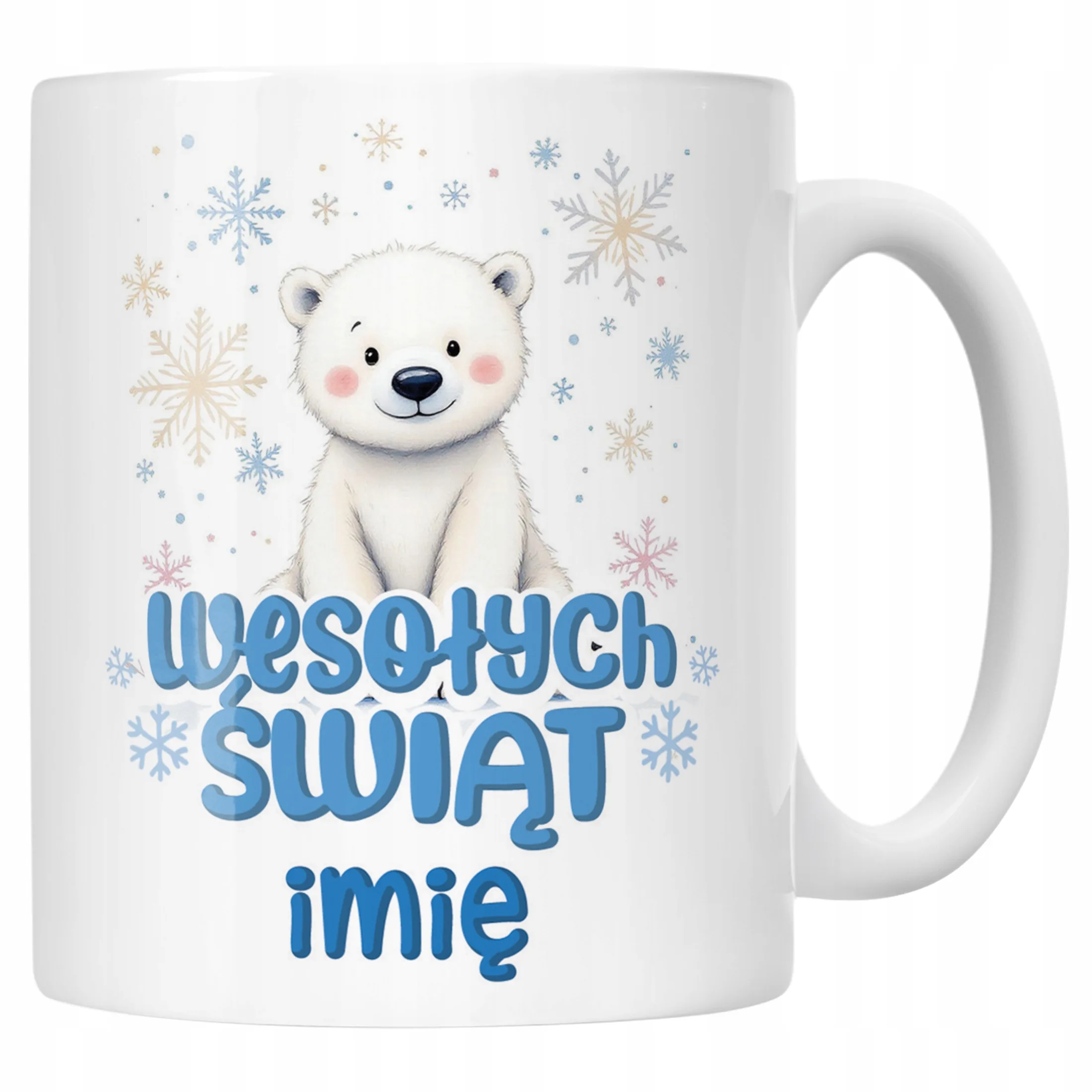 Kubek Ceramiczny Personalizowany Świąteczny Boże Narodzenie Prezent
