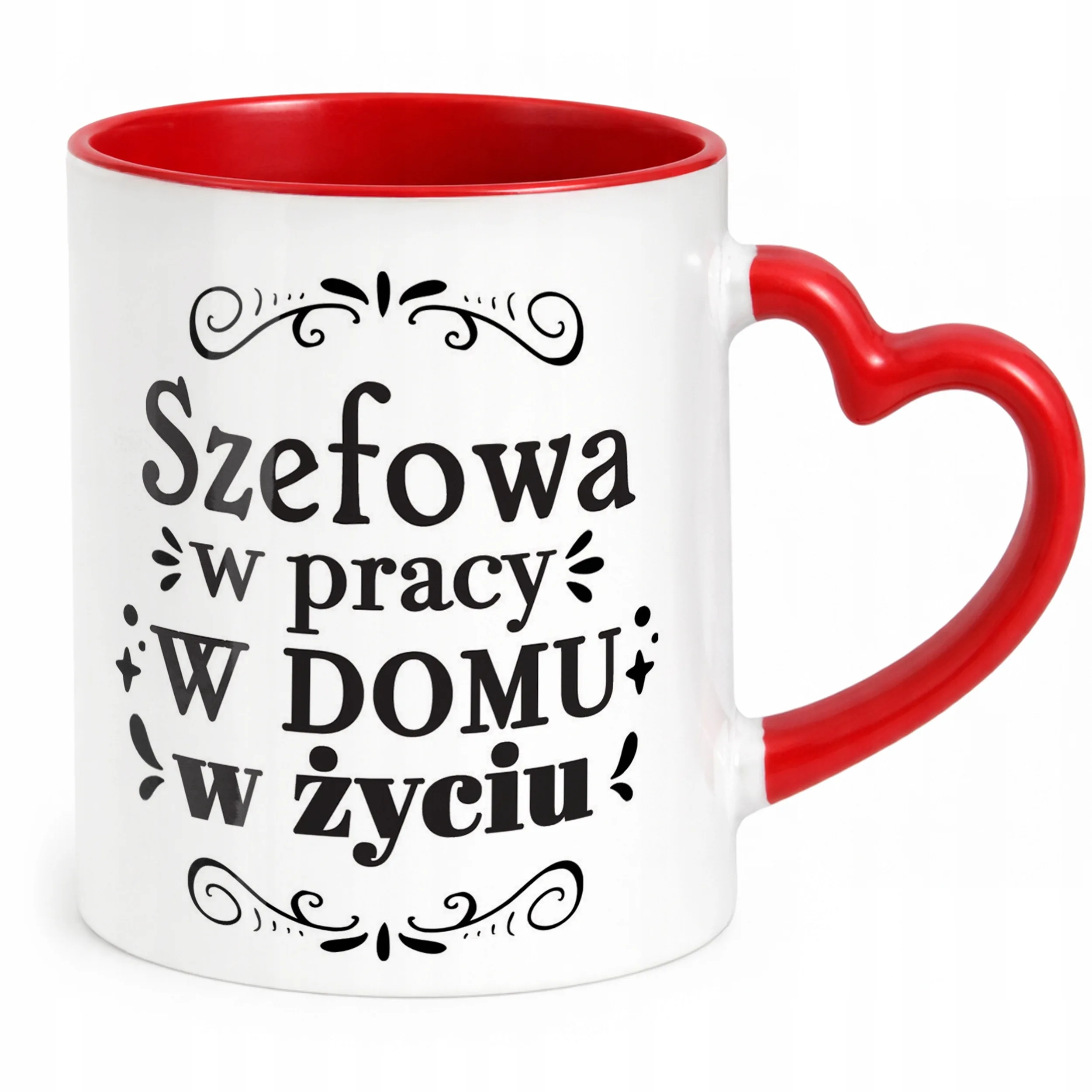Kubek Czerwony Dzień Kobiet Dla Kobiety Dziewczyny Prezent Upominek