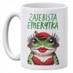 Kubek ceramiczny 330 ml Dla Emerytki Z Okazji Emerytury Prezent Zabawny