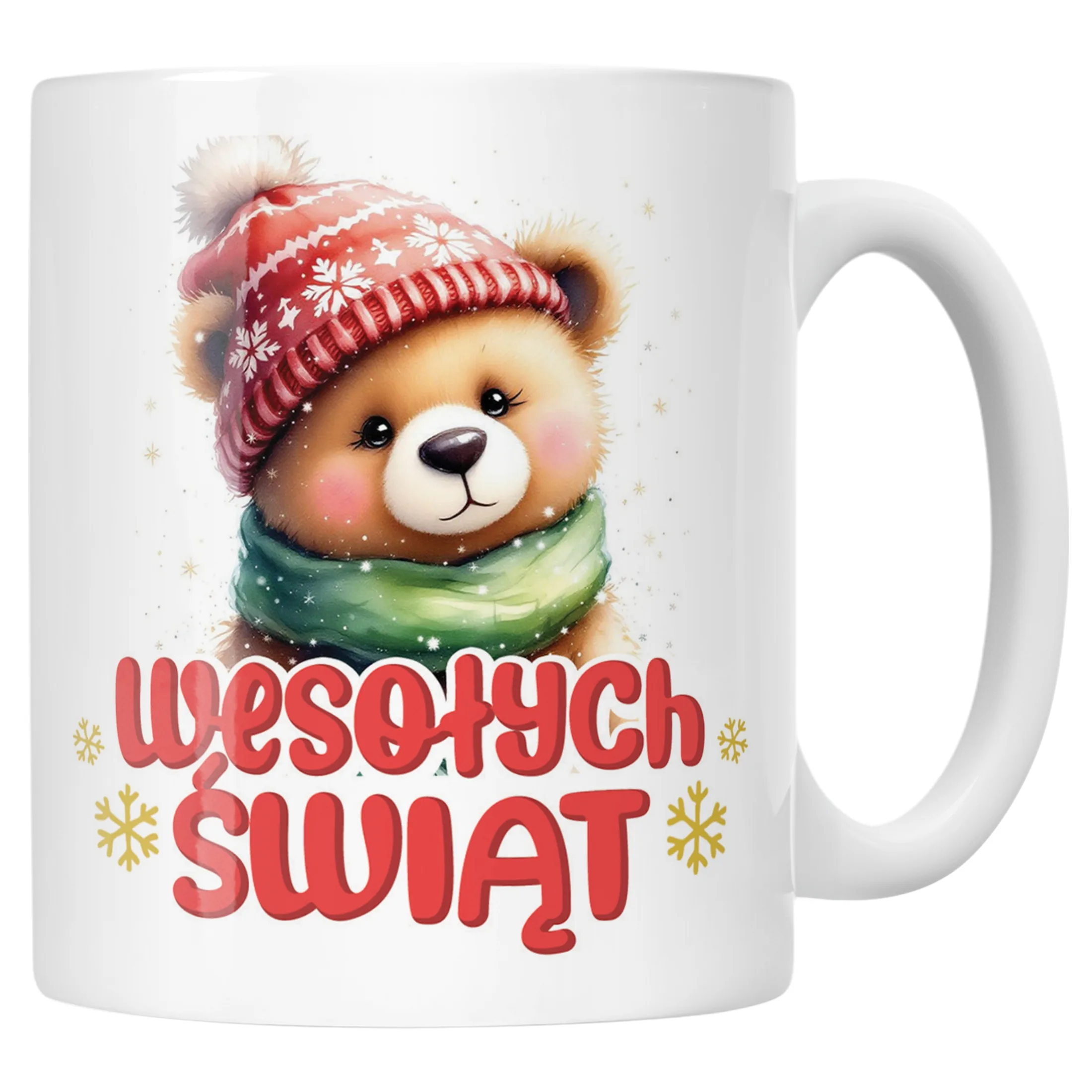 Kubek Ceramiczny Świąteczny Wesołych Świąt Boże Narodzenie Prezent