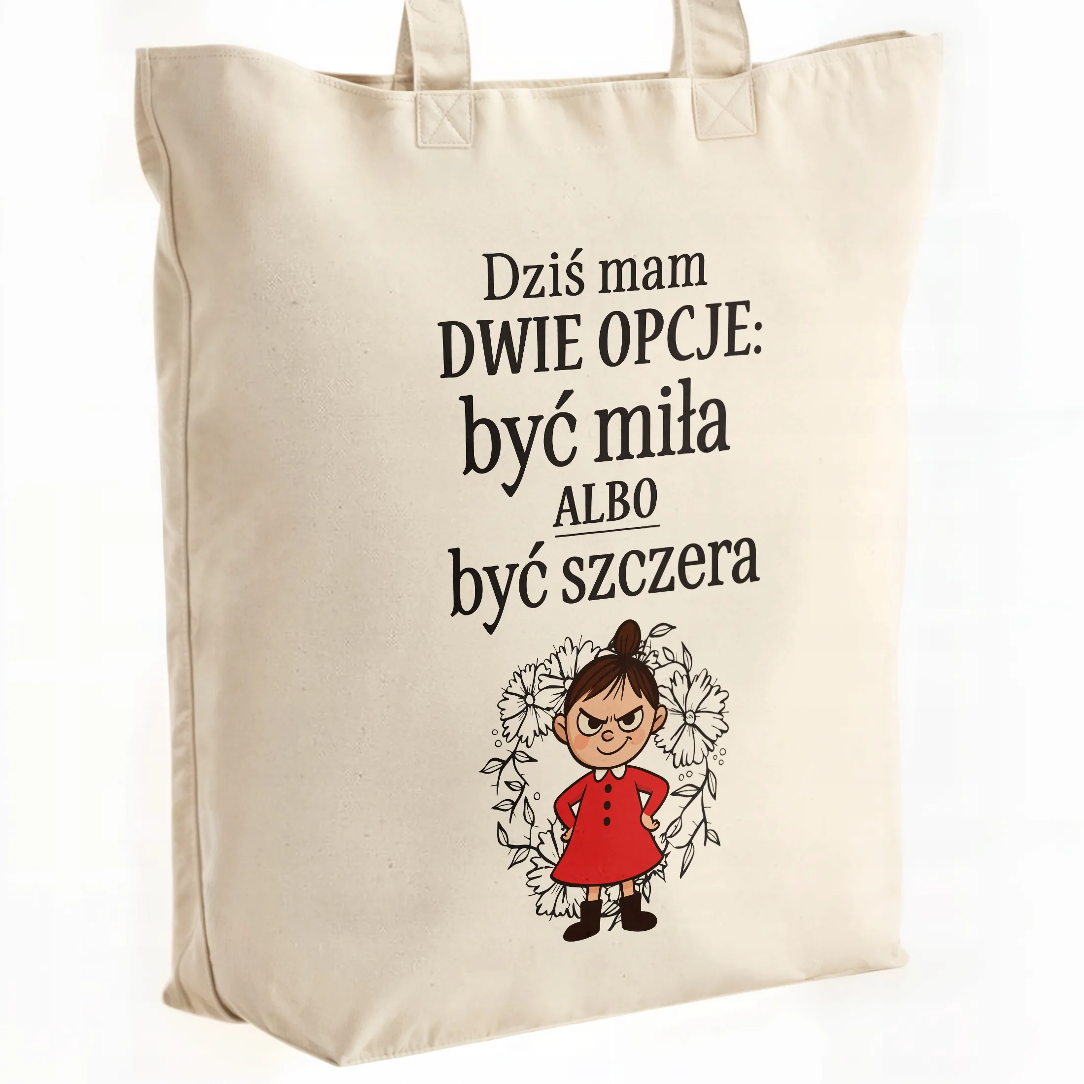 Torba bawełniana premium Dzień Kobiet Prezent Zabawny Upominek