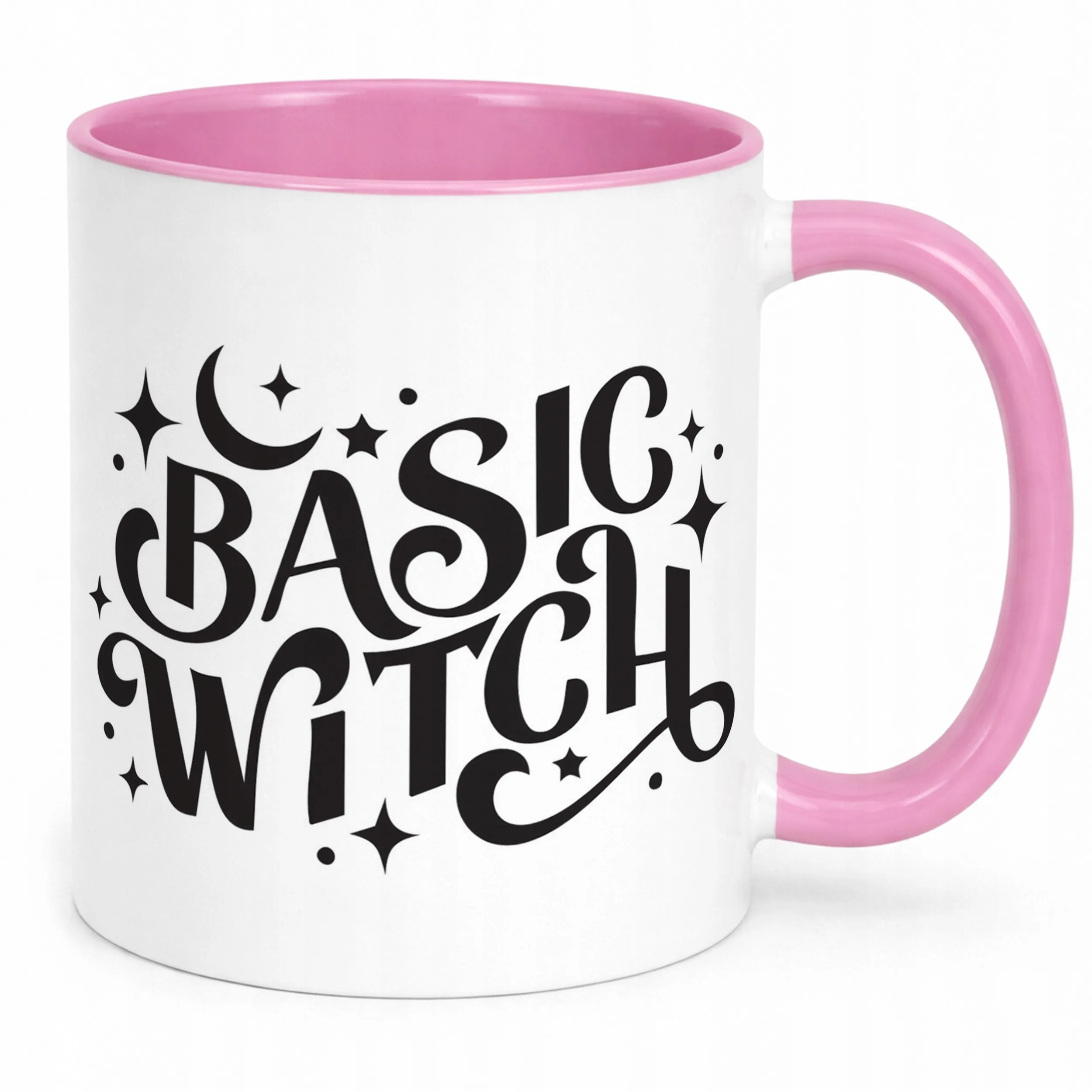 Kubek Różowy Halloween Basic Witch Jesień Wiedźma Prezent Upominek