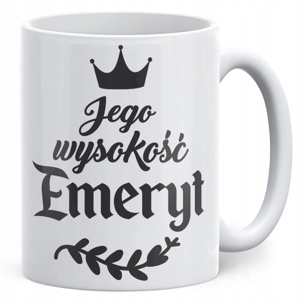Kubek ceramiczny z okazji Emerytury Dla Emeryta Prezent Upominek