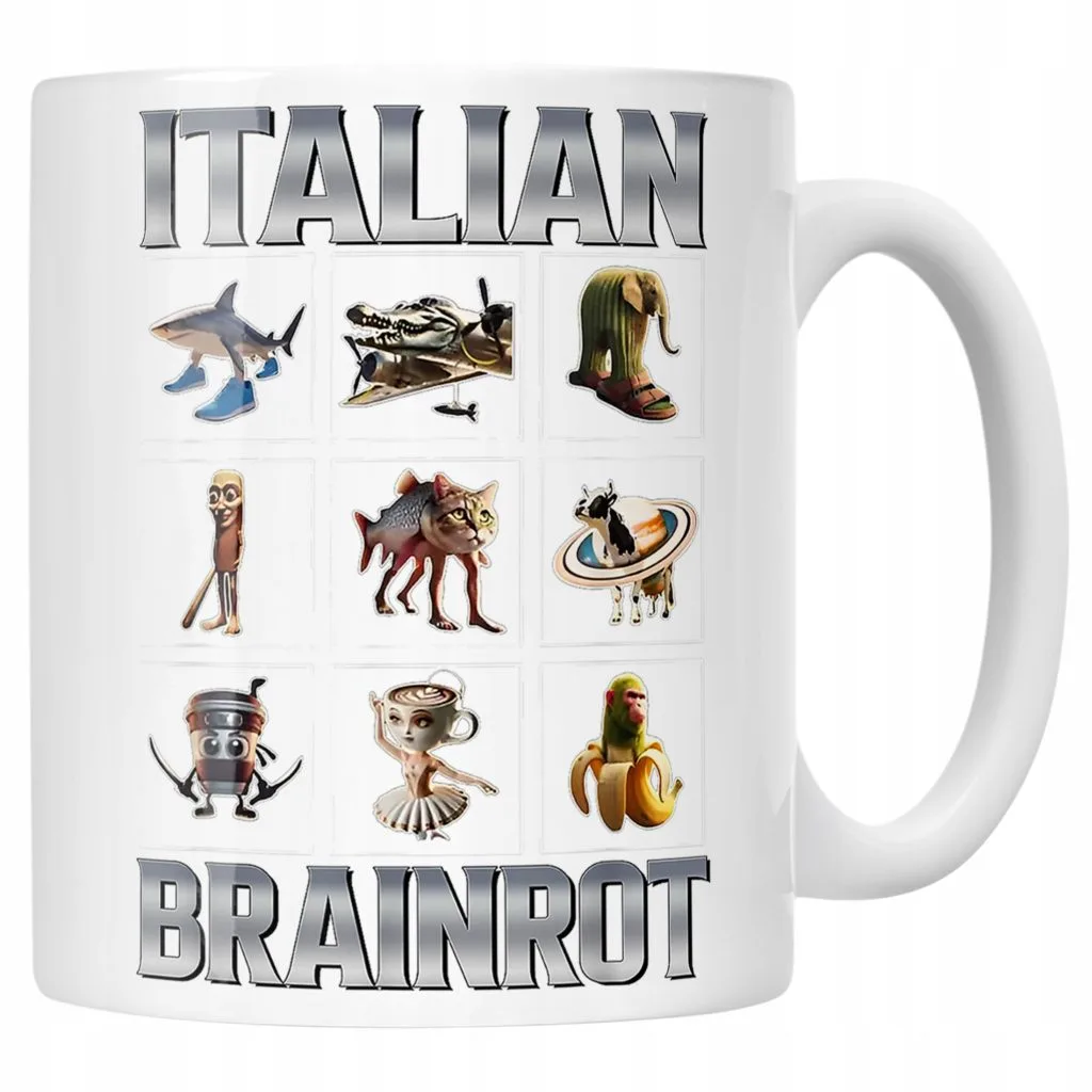 Kubek ceramiczny Italian Brainrott viral tiktok mem