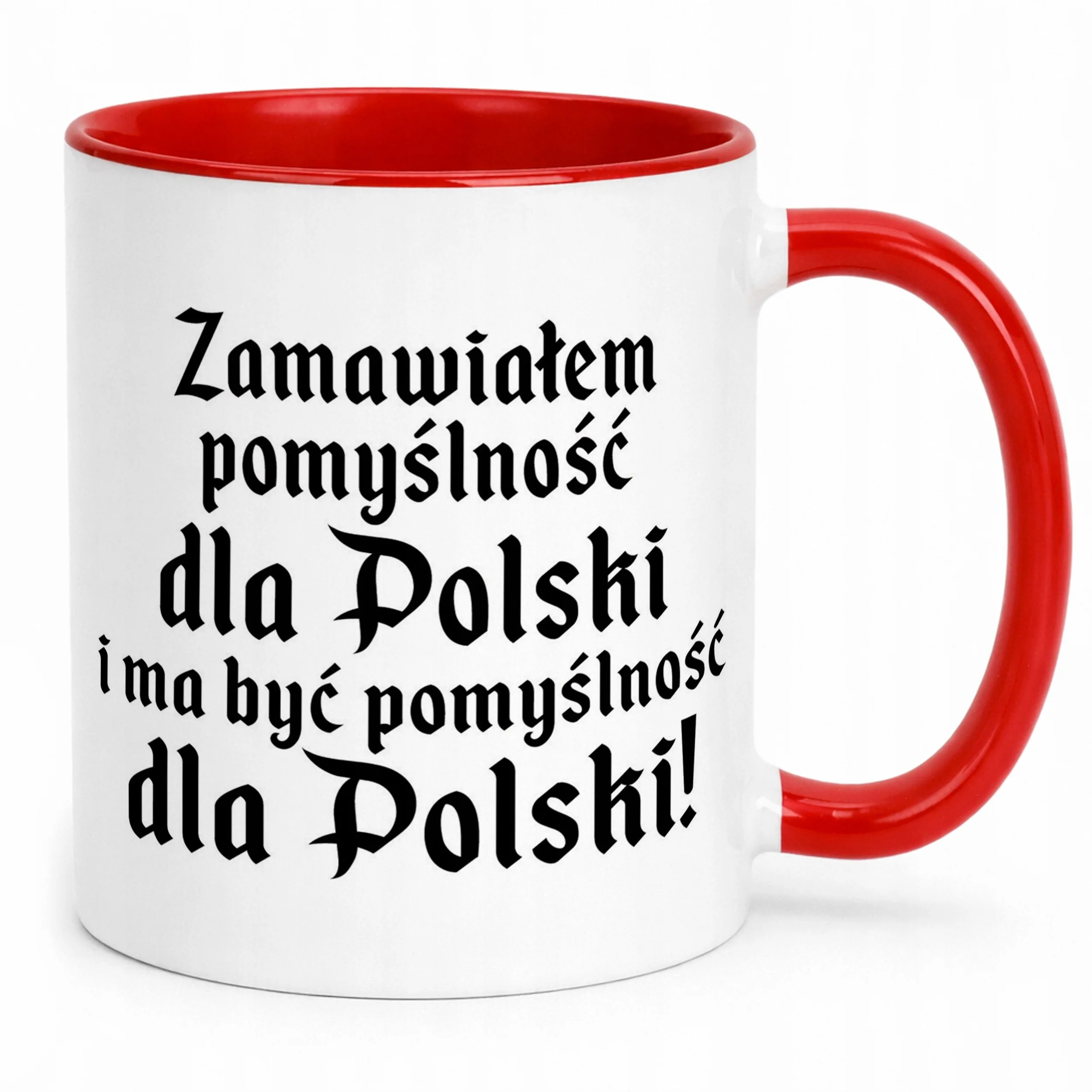 Kubek ceramiczny 1670 Zamawiałem Pomyślność Dla Polski Jakub Prezent