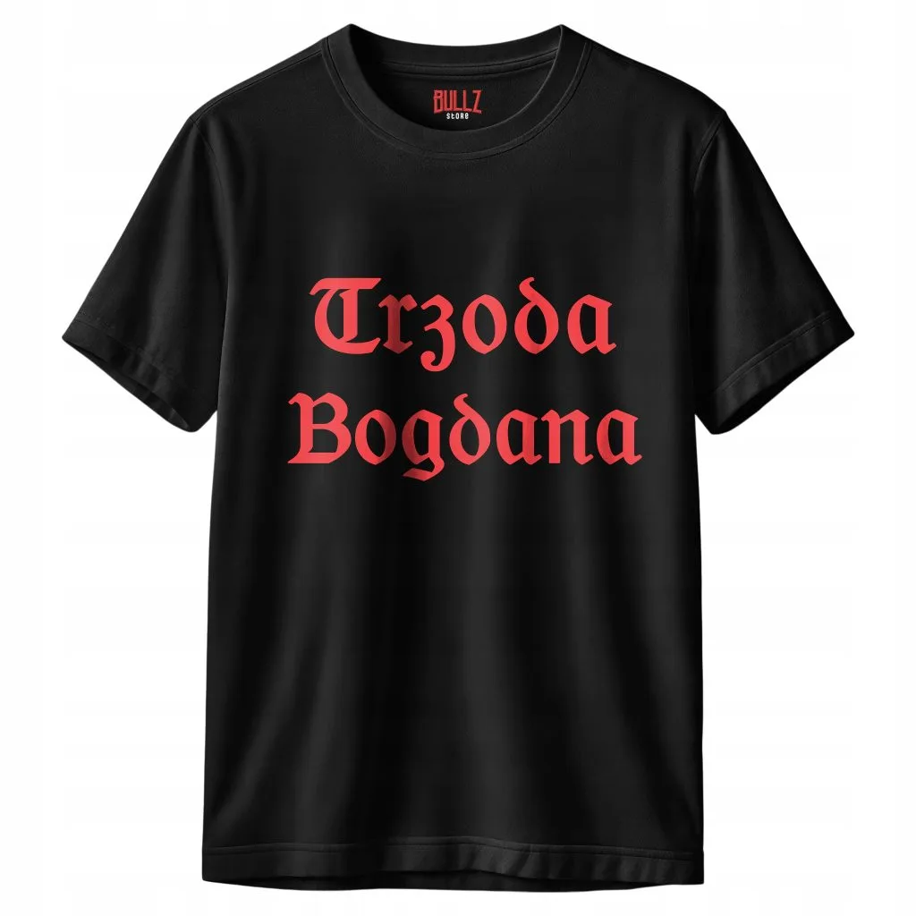 Koszulka czarna męska 1670 Trzoda Bogdana r. 3XL