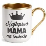 Kubek Premium Złoty Dzień Matki Dla Mamy Prezent Najlepsza Mama na Świecie