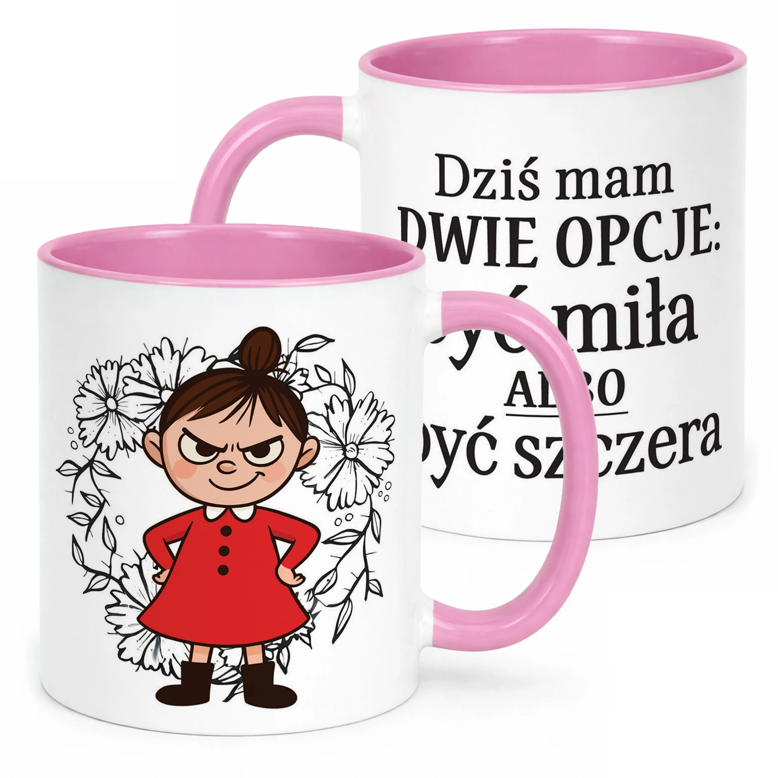 Kubek Różowy Dzień Kobiet Dla Kobiety Dziewczyny Prezent Upominek