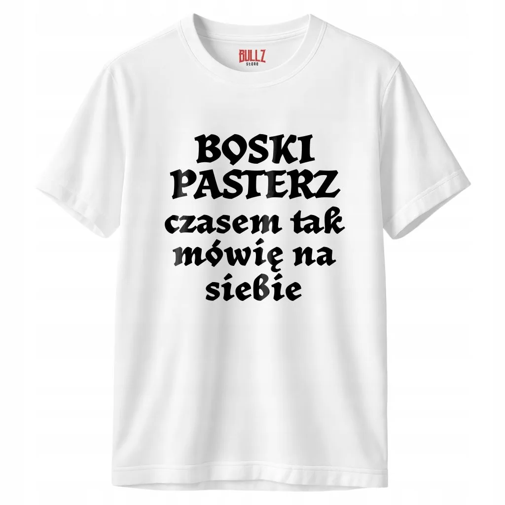 Koszulka biała męska 1670 Boski Pasterz