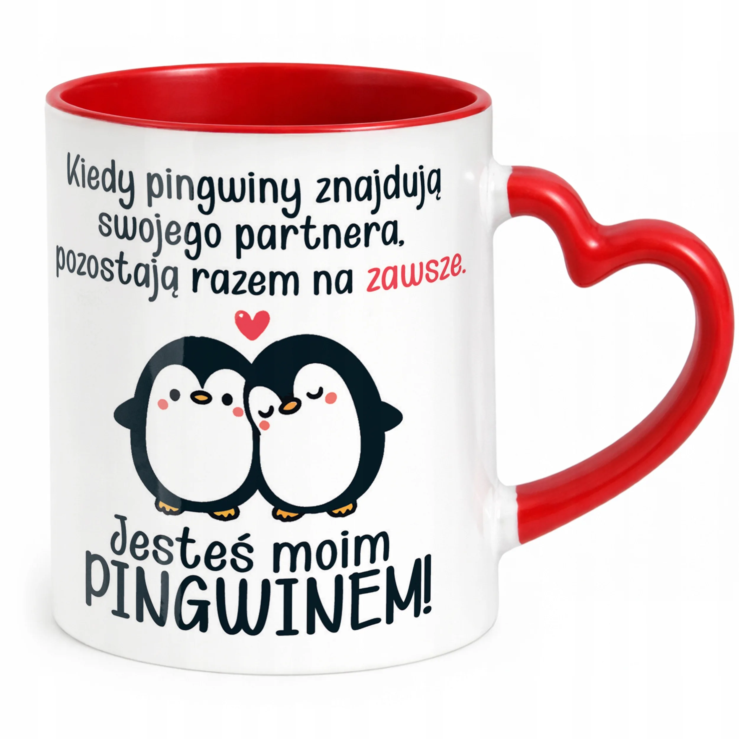 Kubek Walentynkowy Serce Walentynki Prezent Upominek Dla Drugiej Połowy