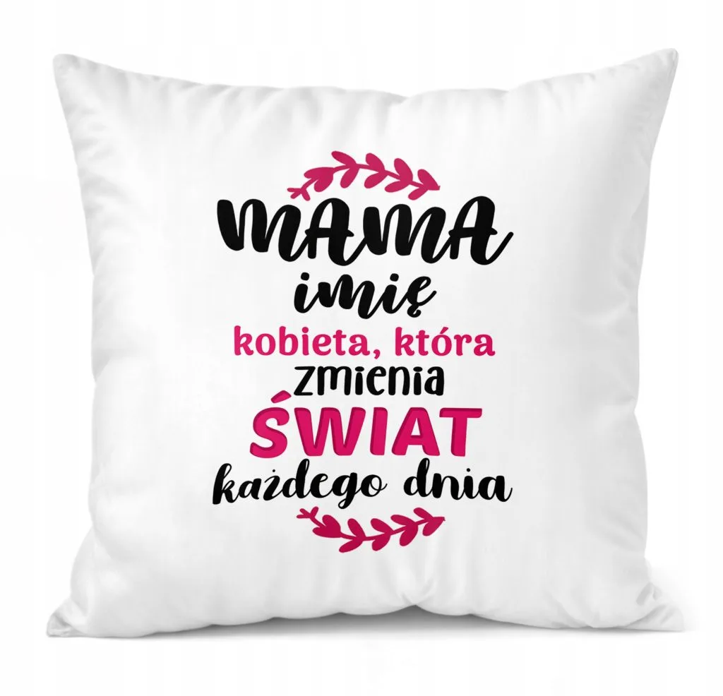 Poduszka 38x38cm Perosonalizowana Dzień Matki Dla Mamy Prezent Upominek