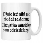 Kubek ceramiczny 1670 Musiałem Sam Odziedziczyć Jan Paweł Prezent
