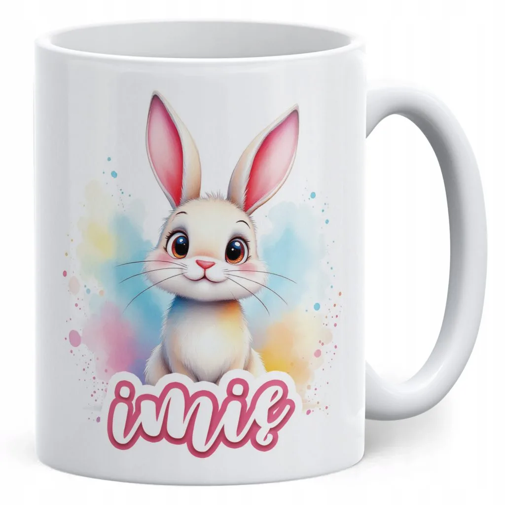 Kubek ceramiczny Wielkanocny Personalizowany Z okazji Świąt Wielkanocnych