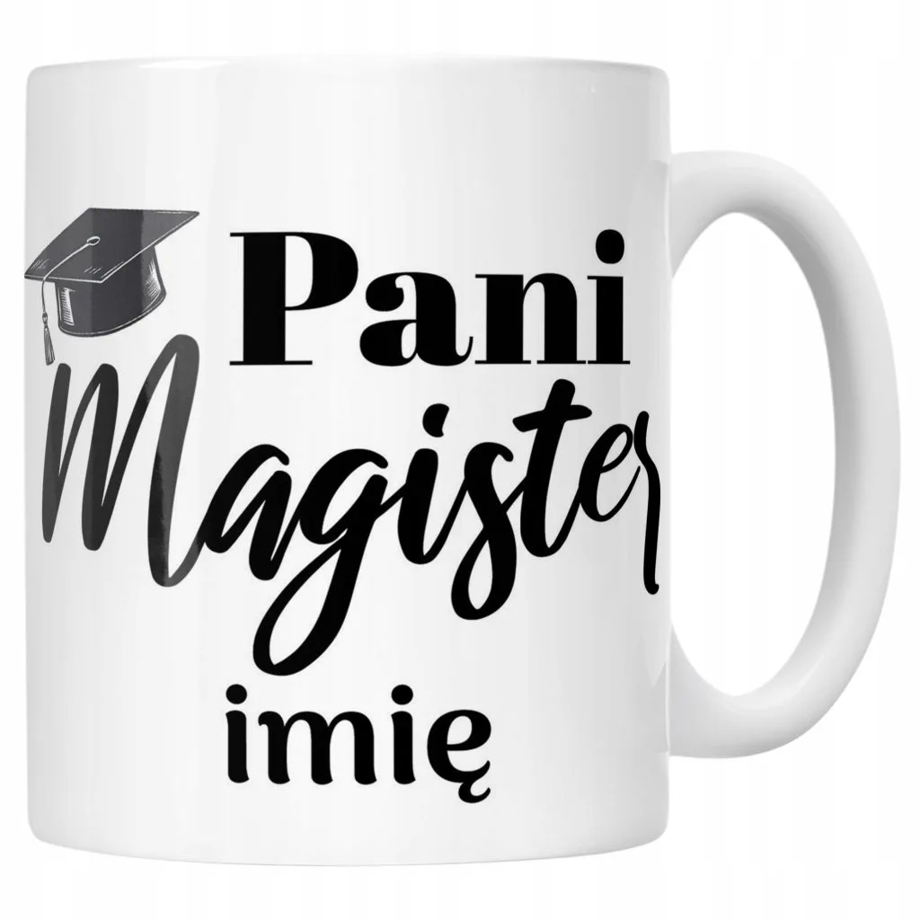 Kubek Ceramiczny Personalizowany Pani Magister Prezent Upominek