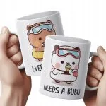 Zestaw kubków ceramicznych 330 ml Bubu i Dudu Dla Pary Prezent