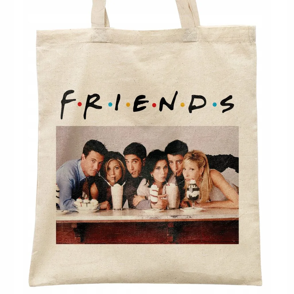 Torba bawełniana na zakupy Friends Przyjaciele Dla Fanów Serialu Prezent