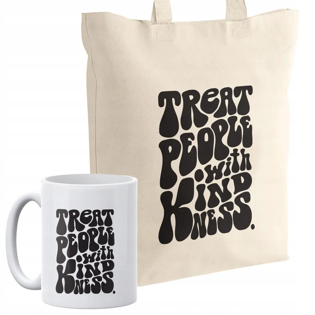 Zestaw torba bawełniana z dnem + kubek Dla fanów Harry Styles