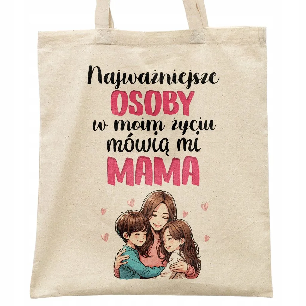 Torba bawełniana na zakupy Dzień Matki Dla Mamy Prezent Mówią Mi Mama
