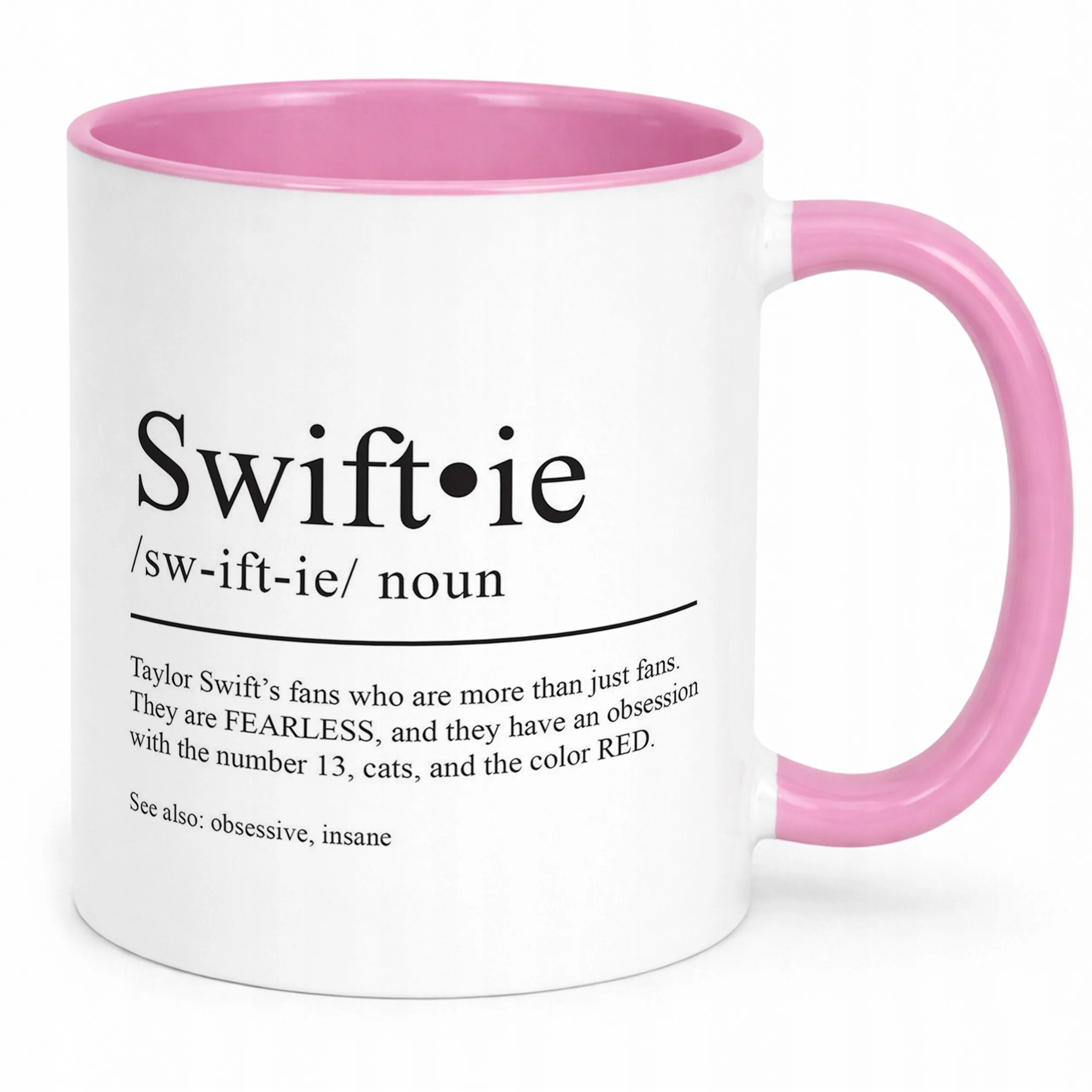 Kubek Różowy Taylor Swift Swiftie Dla Fanów Prezent Upominek